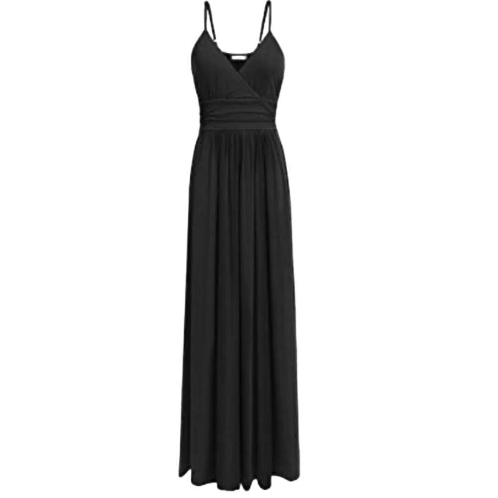 NWT Meaneor Maxi Black Dress. Size XL